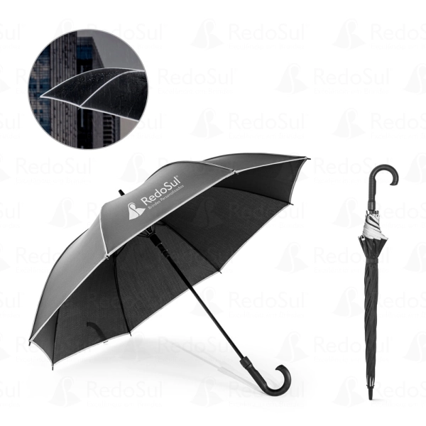 Guarda-chuva personalizado de 120 cm em poliéster à prova de vento Guarda-chuva personalizado de 120 cm em poliéster à prova de vento
